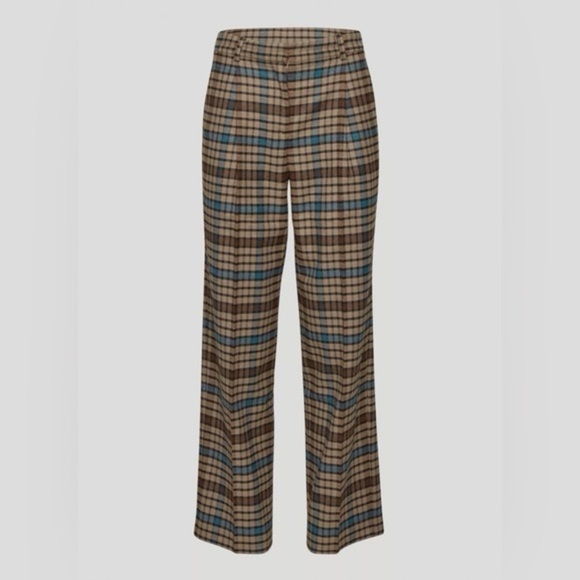 Aritzia Babaton Nightscape Pant in a Brown and Blue Size 12 - Picture 4 of 10